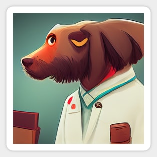 Veterinary doctor | Comics Style Sticker